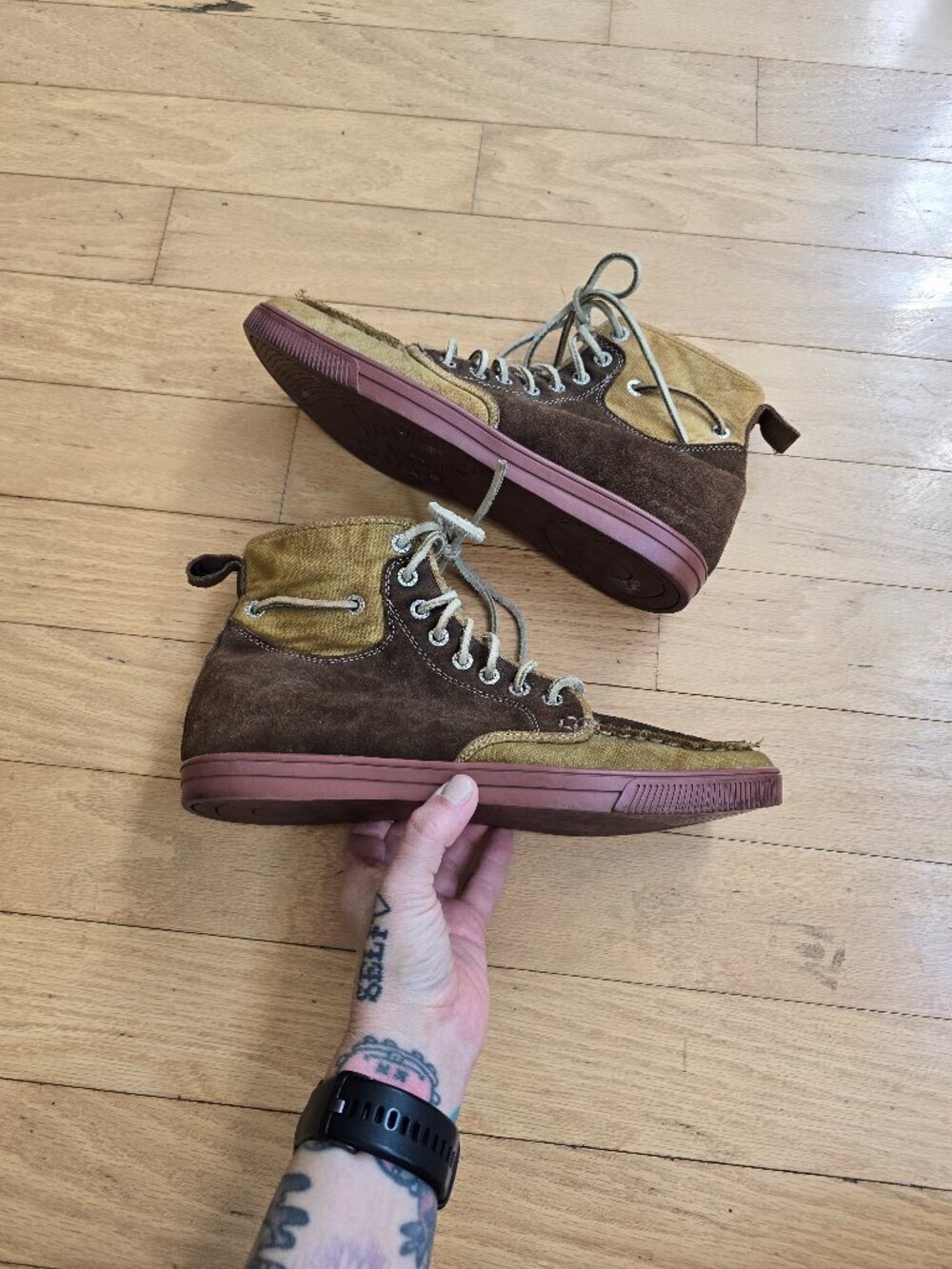 vintage Y2K | True Religion brown suede classic boots | MENS 8.5